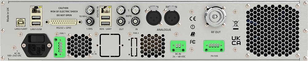 Cobalt c-300 LPFM transmitter back